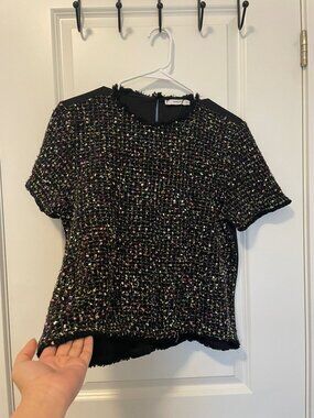 Mango suit line knitware top